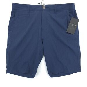 7 Diamonds Shorts Mens 34 Velocity Performance Stretch Quick Dry Blue NWT